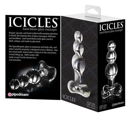 Icicles n°47 — masseur en verre — verre — vue 3