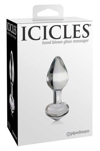 Icicles n°44 — plug anal en verre — verre — vue 1