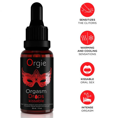 Orgie Orgasm Drops Kissable - Excitant clitoridien — vue 1