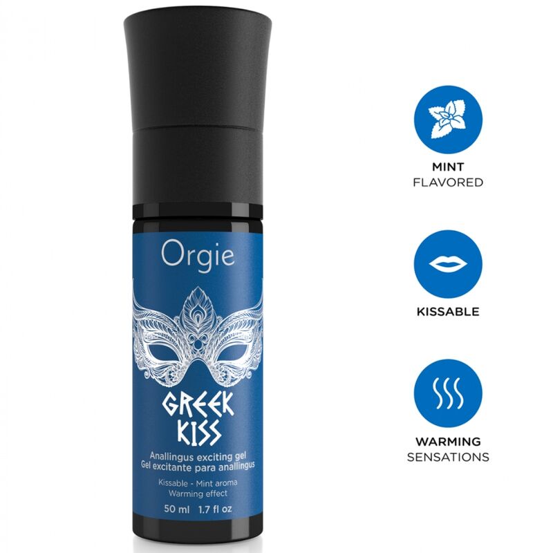 Orgie Greek Kiss — gel stimulant menthe 50 ml