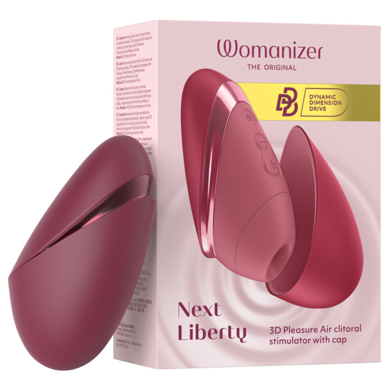 Womanizer Next Liberty bordeaux vu de profil
