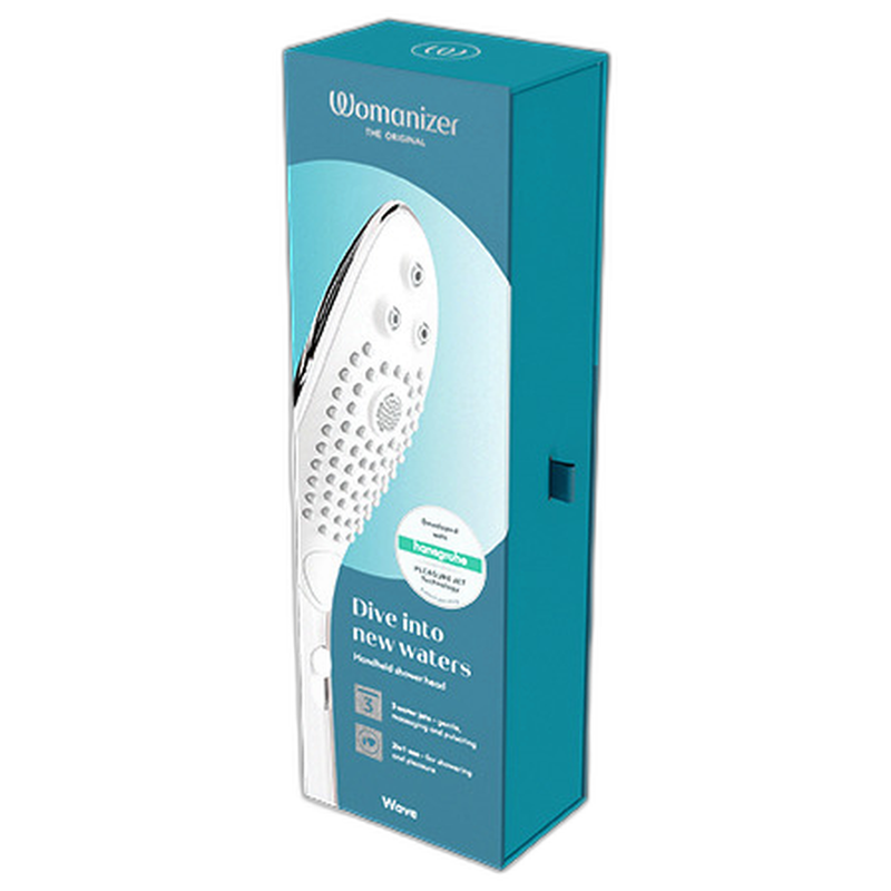 Womanizer Wave – Pommeau de douche stimulant – Chrome – vue produit 30