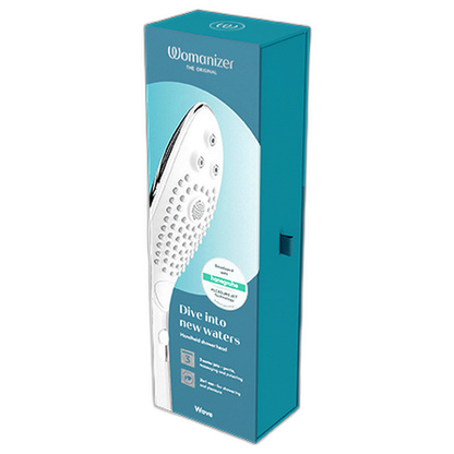 Womanizer Wave – Pommeau de douche stimulant – Chrome – vue produit 30