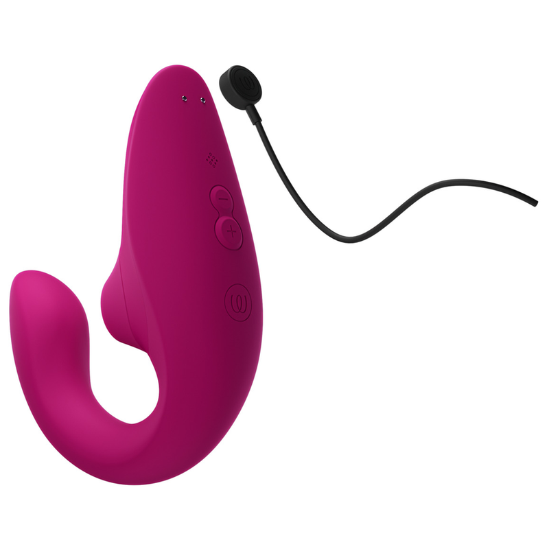Womanizer Blend – Vibromasseur rabbit Pleasure Air – Fuchsia – vue produit 12