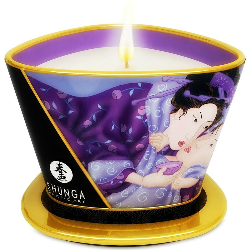 Shunga Mini Caress — Bougie de massage fruits exotiques 170 ml — vue 1