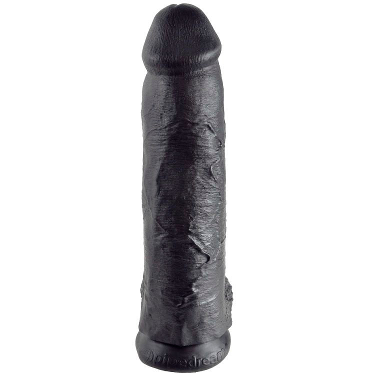 King Cock — Gode noir avec boules 30,48 cm — vue officielle 2