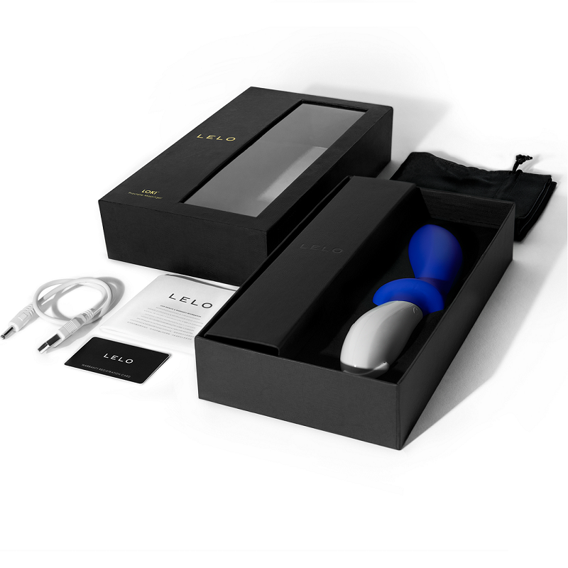 LELO Loki – Stimulateur prostatique vibrant – Bleu – vue produit 2