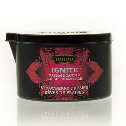 Kamasutra Cosmetics Strawberry Dreams — Bougie de massage 170 g — vue 1