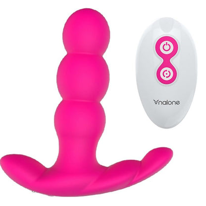 Nalone Pearl noir — vibromasseur anal télécommandé