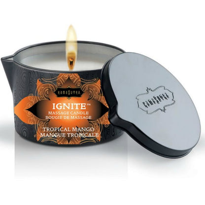 Kamasutra Cosmetics Mangue tropicale — Bougie de massage 170 g — vue 1