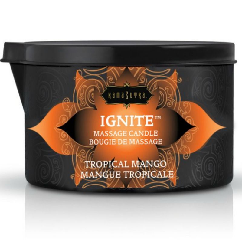 Kamasutra Cosmetics Mangue tropicale — Bougie de massage 170 g — vue 2