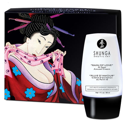 Shunga – Crème stimulante rain of love point g – vue produit 1