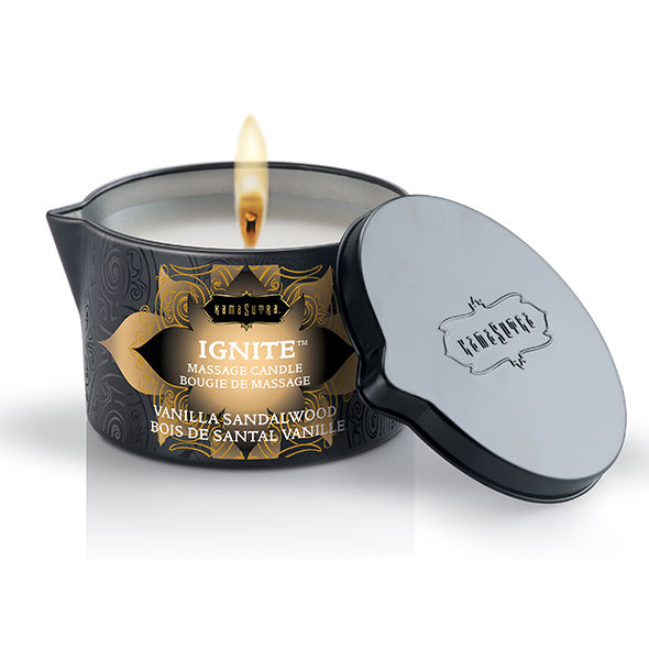 Kamasutra Cosmetics Vanille & Bois de Santal — Bougie de massage 170 g — vue 2