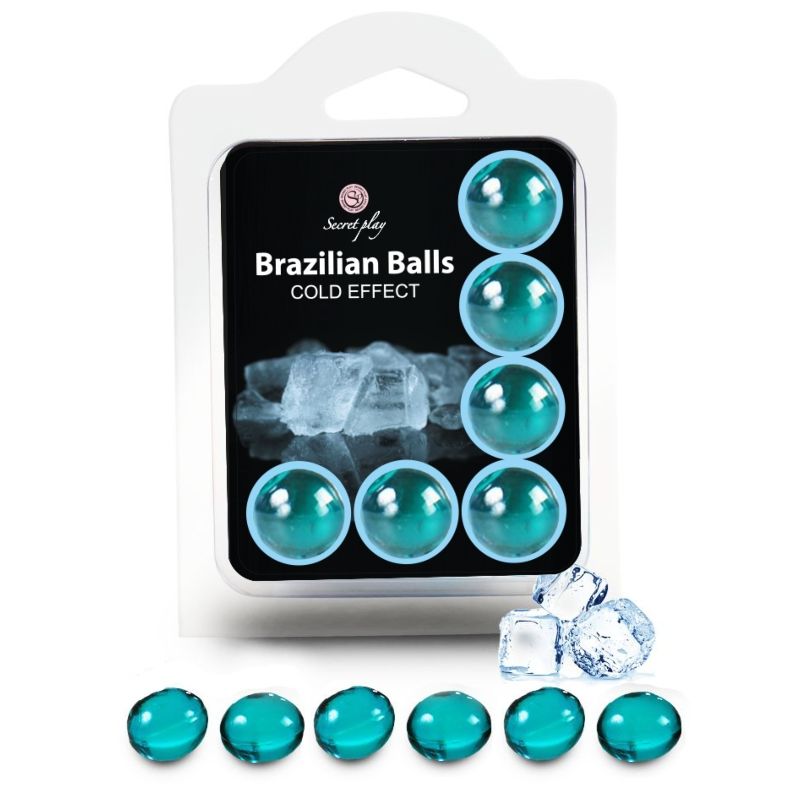 Secretplay Cosmetic – Set 6 balles brésiliennes effet froid – vue produit 1