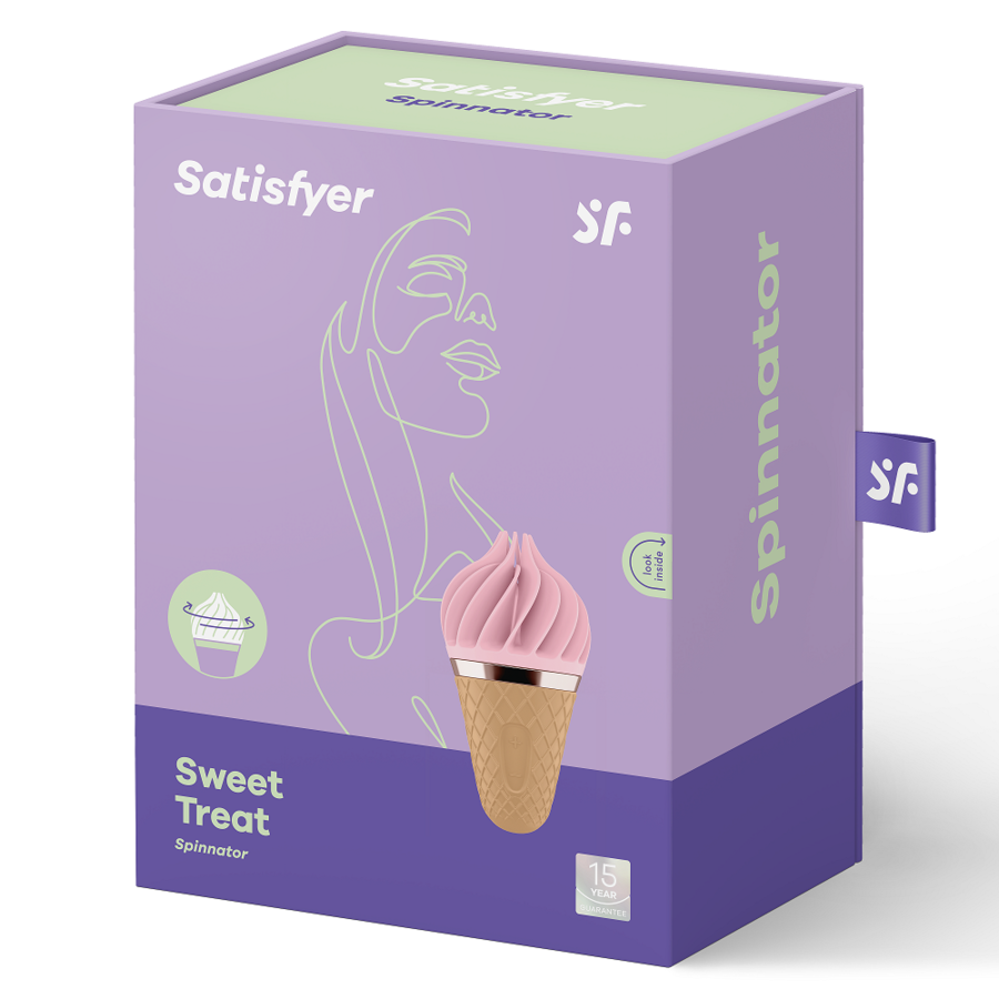 Satisfyer Sweet Treat Spinnator — Vibromasseur rotatif — vue officielle Dreamlove 2
