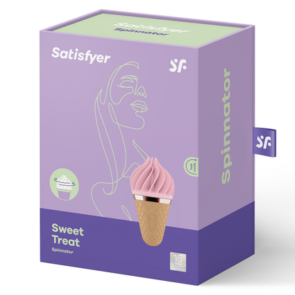Satisfyer Sweet Treat Spinnator — Vibromasseur rotatif — vue officielle Dreamlove 2