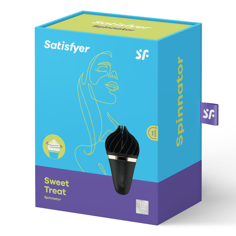 Satisfyer Sweet Treat Spinnator — Vibromasseur rotatif — vue officielle Dreamlove 6