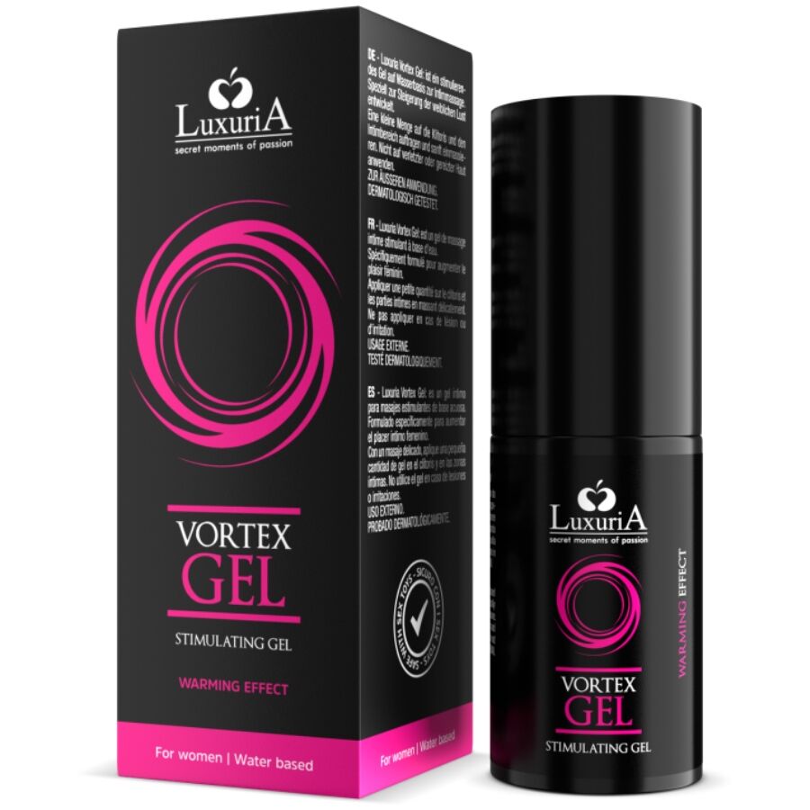 Intimateline Luxuria – Vortex gel effet chauffant 30 ml – vue produit 1