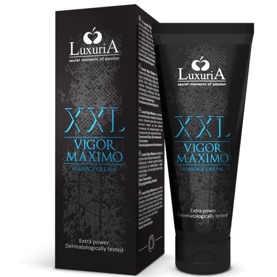 Intimateline Luxuria – Crème de massage xxl vigor maximo 75 ml – vue produit 1