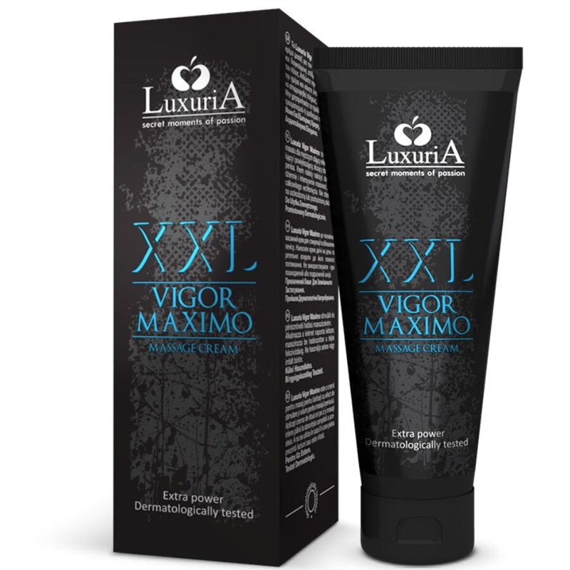 Intimateline Luxuria – Crème de massage xxl vigor maximo 75 ml – vue produit 1