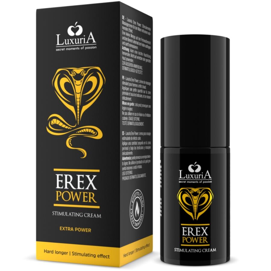 Intimateline Luxuria – Erex power crème pénis dur plus long 30 ml – vue produit 1