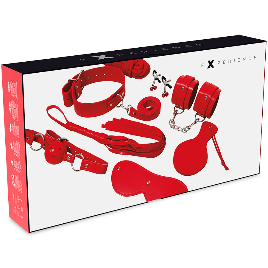 Experience — Kit fétiche BDSM série rouge — vue officielle 2