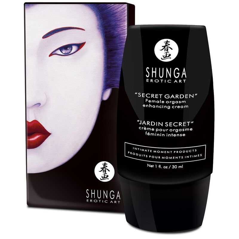 Shunga – Crème d’orgasme féminin intense jardin secret – vue produit 1