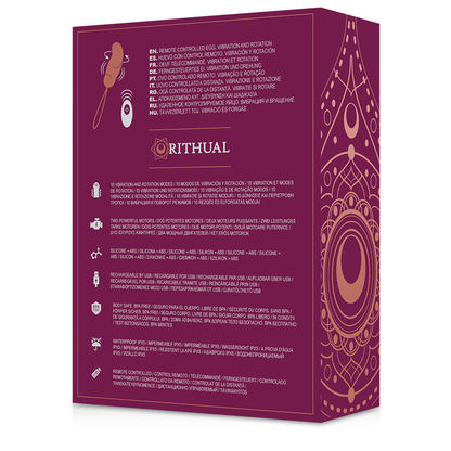 Rithual – Esha egg système de télécommande rotation + vibration – vue produit 7