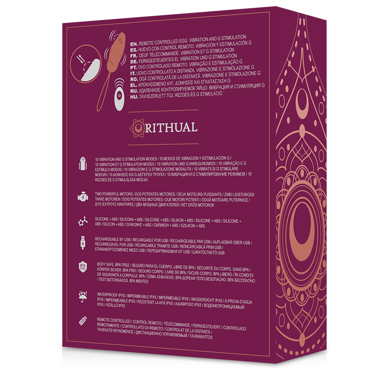 Rithual – Priya egg télécommande g-spot + vibration – vue produit 7