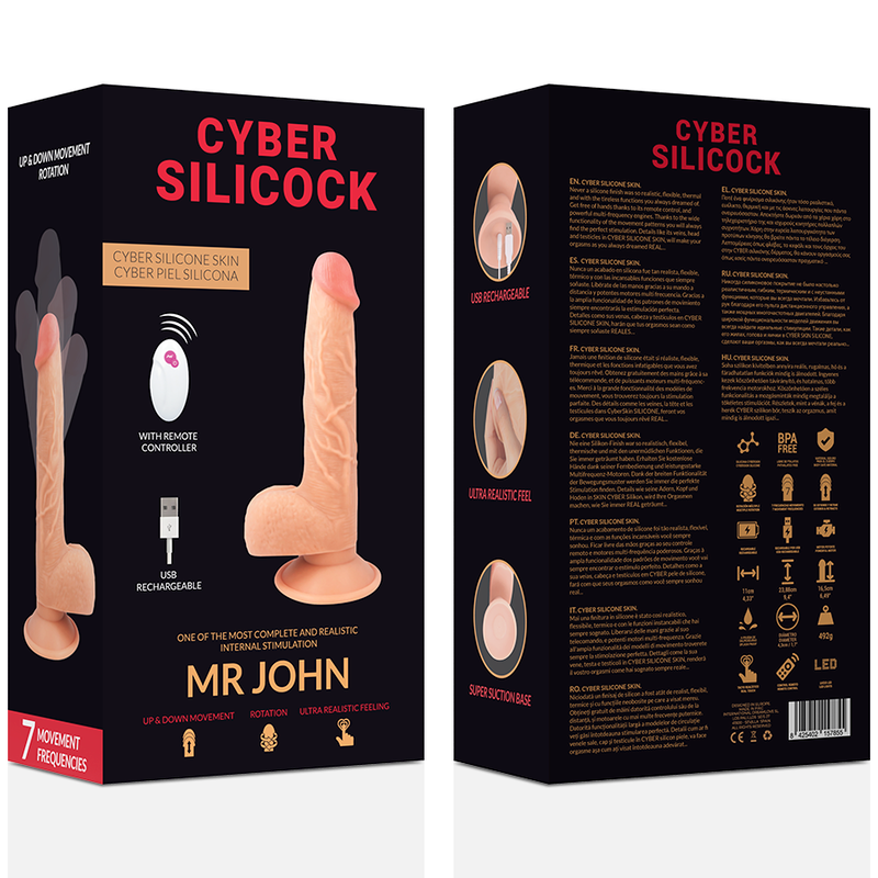 Cyber Silicock Mr John – Modèle réaliste télécommandé – vue produit 7