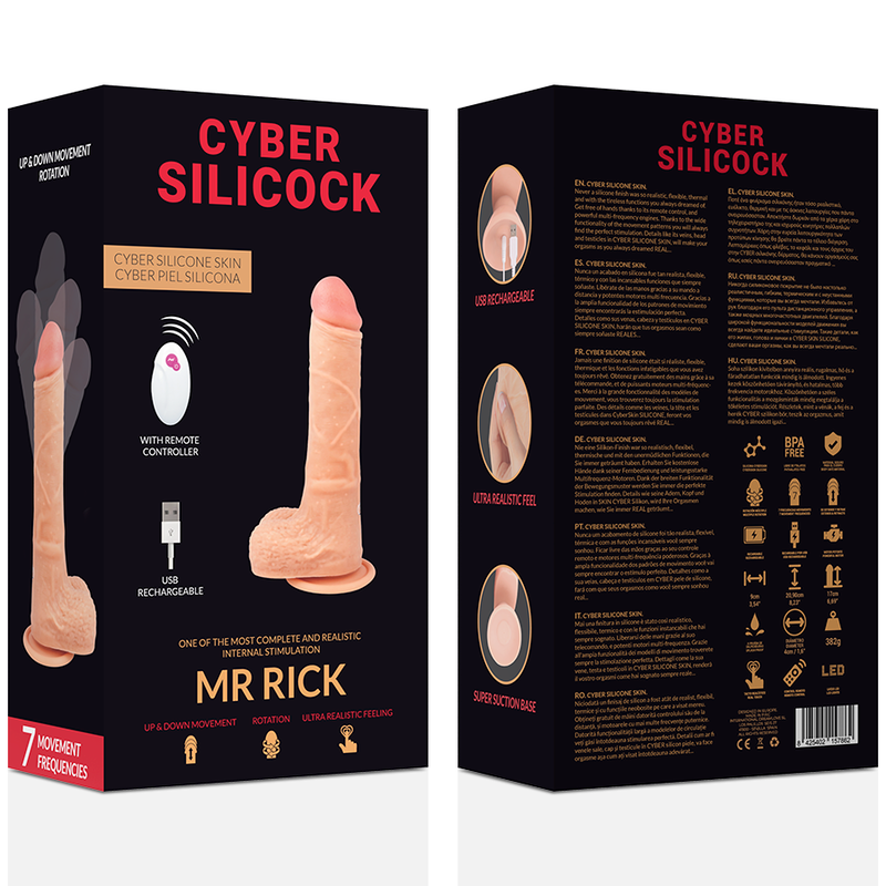 Cyber Silicock Mr Rick – Modèle réaliste télécommandé – vue produit 7