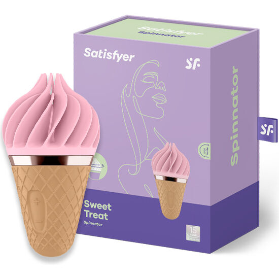 Satisfyer Sweet Treat Spinnator — Vibromasseur rotatif — vue officielle Dreamlove 1