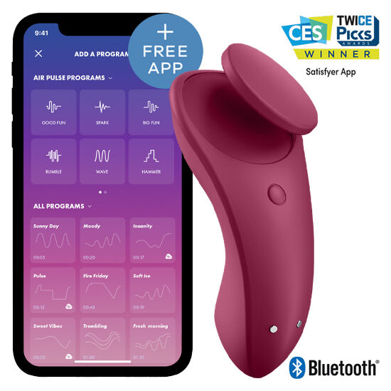 Satisfyer Sexy Secret – Stimulateur connecté pour culotte – vue produit 1