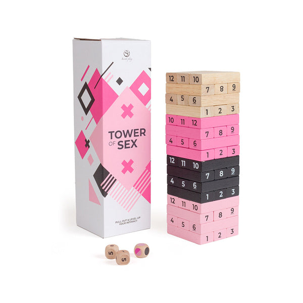 Secret Play Tower of Sex – Jeu de tour en bois coquin – photo 1