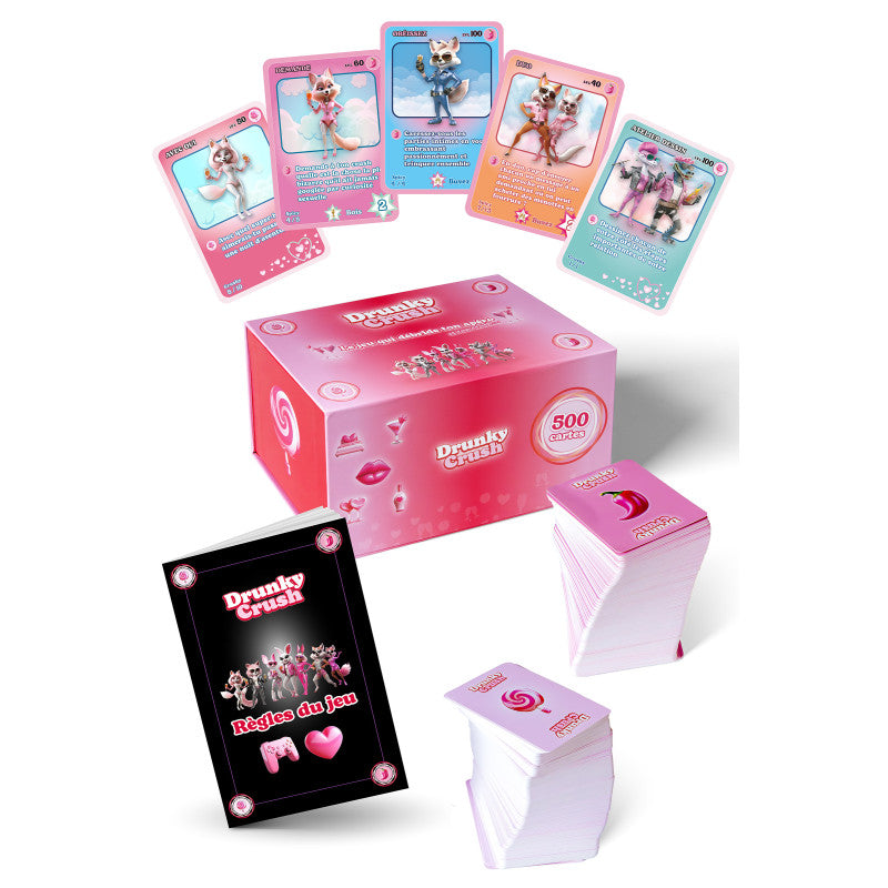Drunky Crush – Jeu de cartes pour couple, 500 cartes – photo 1