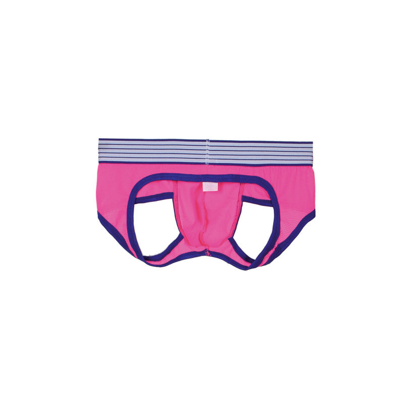 Paris Hollywood M116 – Jockstrap homme en fine résille, large ceinture – photo 6
