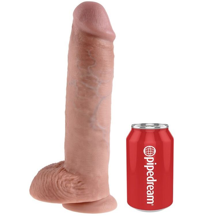 King Cock PD5510 — Gode réaliste avec boules 28 cm — image 1