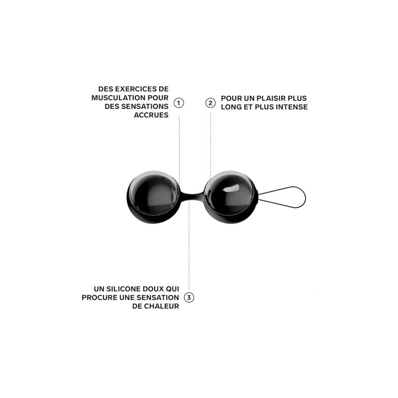 Lelo Beads – Boules de geisha lestées, gaine en silicone – photo 3