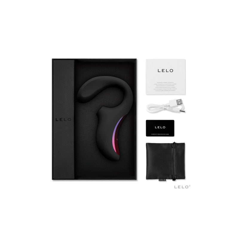 Lelo Enigma – Stimulateur double sans contact et point G, noir – photo 5