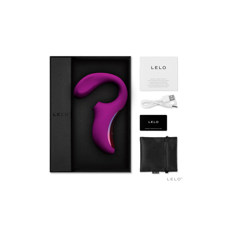 Lelo Enigma – Stimulateur double sans contact et point G, rose profond – photo 4