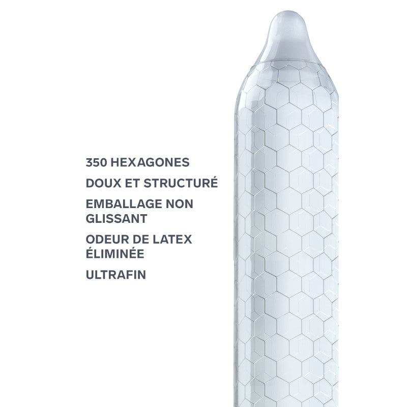 Lelo Hex – Préservatifs en latex lubrifiés, boîte de 12 – photo 3