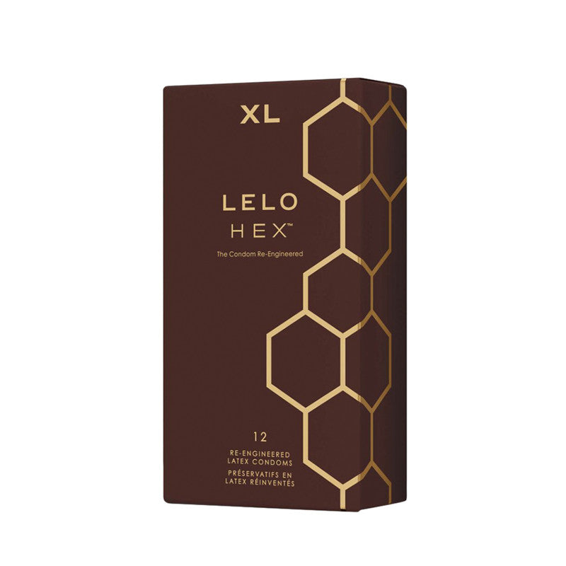 Lelo Hex XL – Préservatifs en latex lubrifiés, boîte de 12 – photo 1