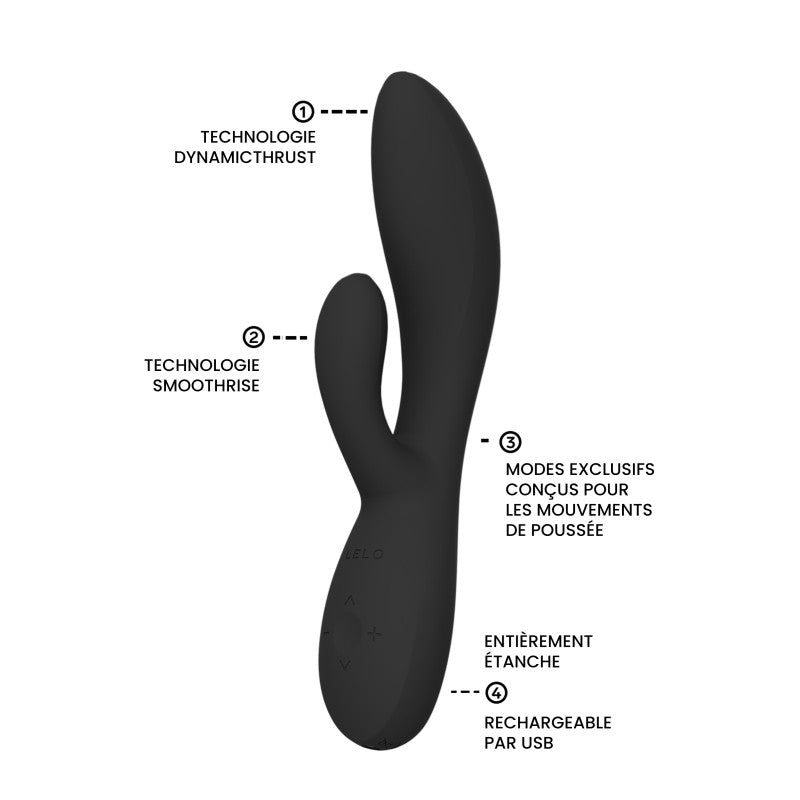 Lelo Ina Thrust – Vibromasseur rabbit à va-et-vient, connecté – photo 7