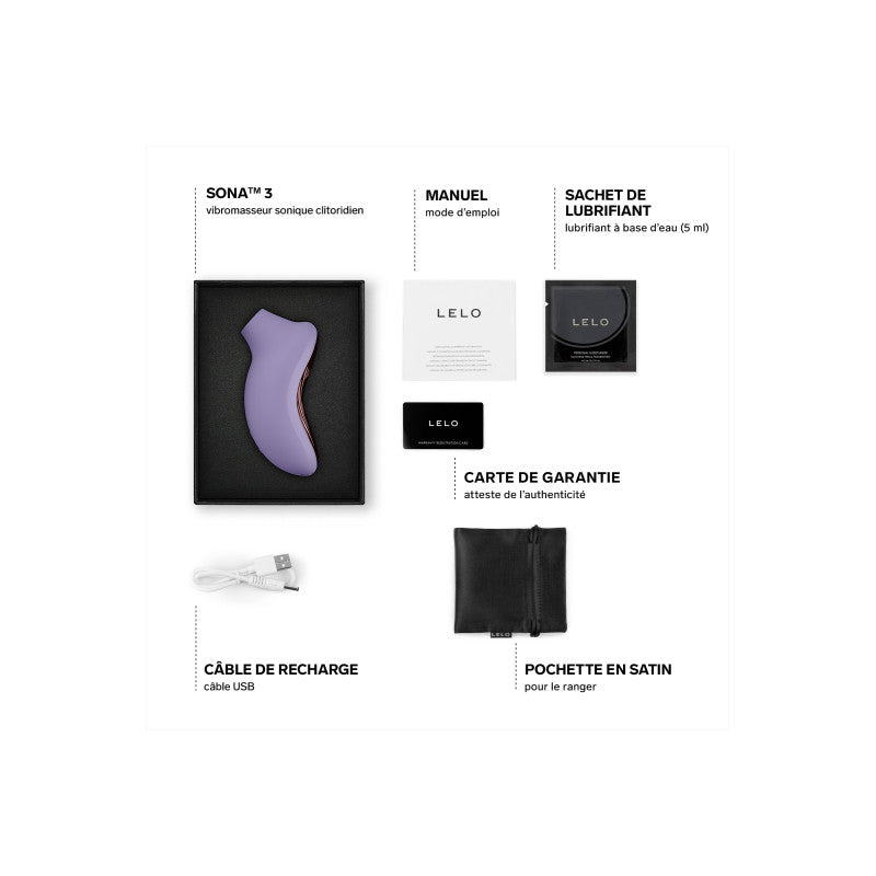 Lelo Sona 3 – Stimulateur clitoridien sonique connecté en silicone – photo 4