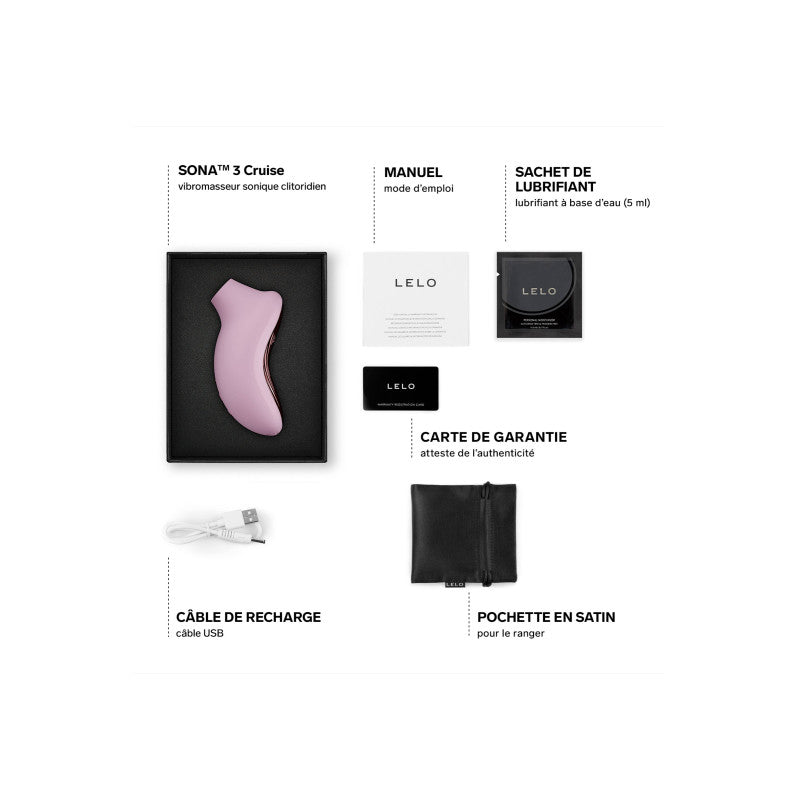 Lelo Sona Cruise 3 – Stimulateur clitoridien sonique connecté, Cruise Control – photo 9