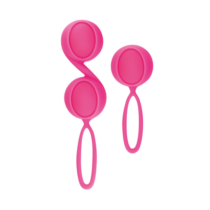 Yoba Love Kegel Balls – Set de boules de geisha à billes interchangeables, rose – photo 3