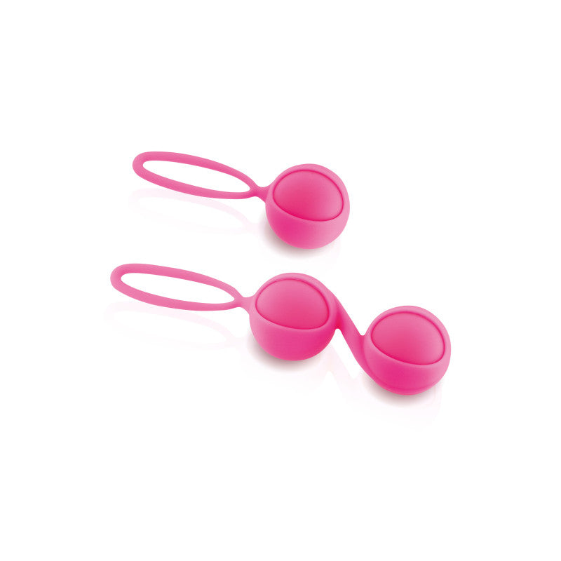 Yoba Love Kegel Balls – Set de boules de geisha à billes interchangeables, rose – photo 1