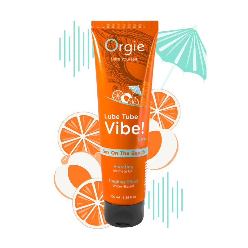 Orgie Lube Tube Vibe! – Lubrifiant à base d’eau effet vibrant léger, 100 ml – photo 1