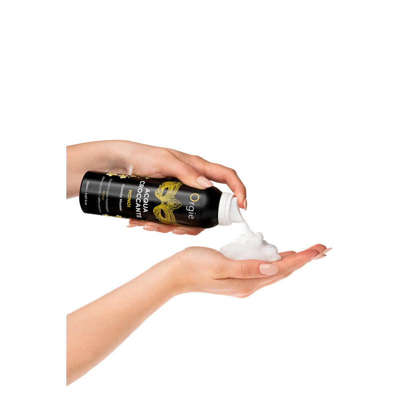 Orgie Acqua Croccante – Mousse de massage crépitante, parfum monoï, 150 ml – photo 3