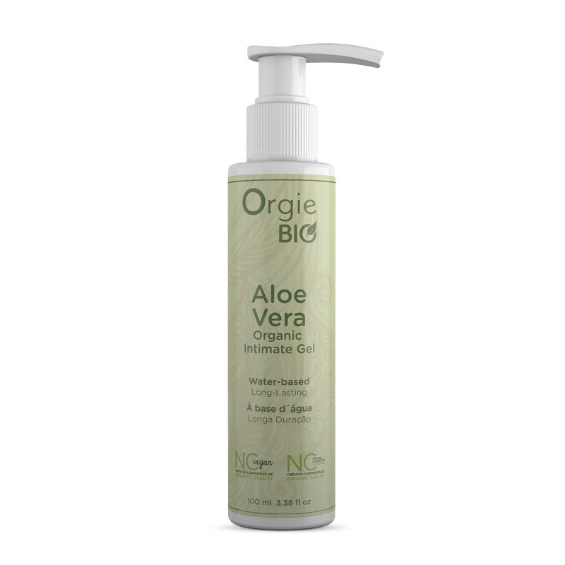 Orgie Bio – Lubrifiant intime bio à base d’eau et d’aloe vera, vegan, 100 ml – photo 1